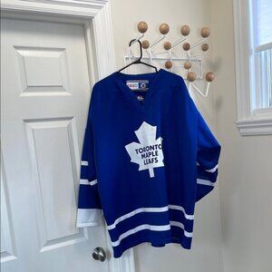 CCM Toronto Maple Leafs Blue Hockey Jersey
